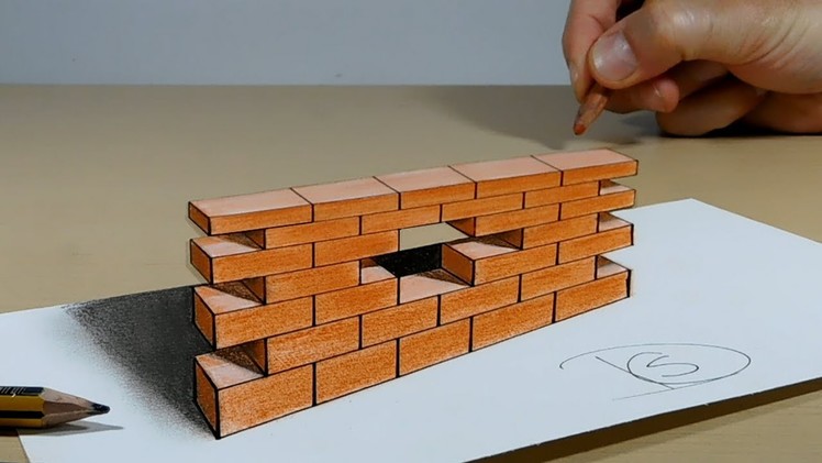 The Wall - Try to do 3D Trick Art on Paper,