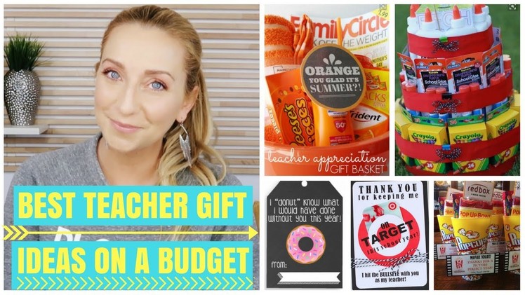 Best DIY Teacher Gift Ideas on a Budget for the End of the Year!