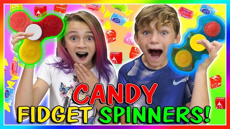 ????CANDY FIDGET SPINNERS DIY????| We Are The Davises