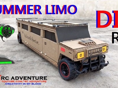 Cardboard Hummer Car || How to Make RC Hummer Limousine || Hummer Limo || DIY Hummer At Home