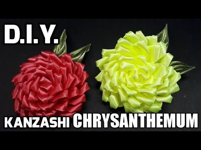 D.I.Y. KANZASHI CHRYSANTHEMUM | MYINDULZENS