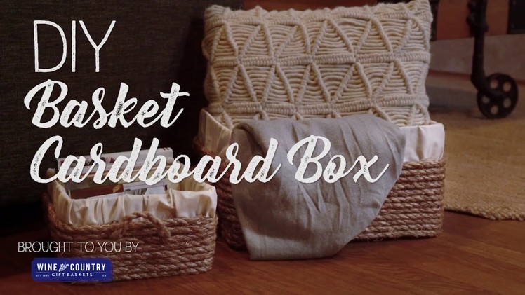 DIY a Basket from a Cardboard Box!