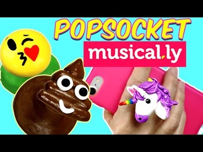 DIY a POPSOCKET PERFECT FOR MUSICAL.LY | Emoji popsockets| Easy DIY Crafts