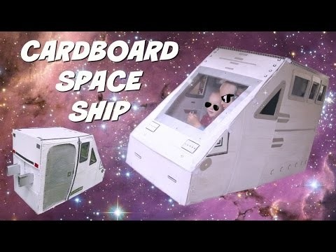 DIY Cardboard spaceship | Kids toys | Playhouse | DIY life hacks