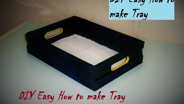 DIY Easy | How to make Tray. Organizer | Made with Cardboard |