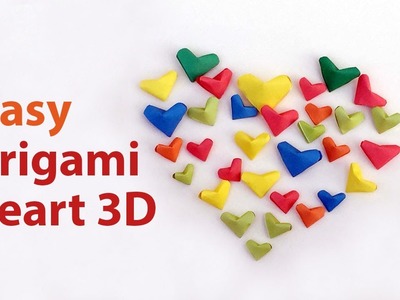 DIY Easy Origami Heart 3D for Valentine's Day - Cute & Beautiful shape - Step by Step Instructions