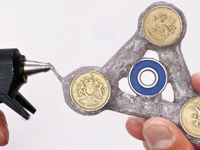 DIY Fidget Spinner and Coin Holder - Hot Glue Gun