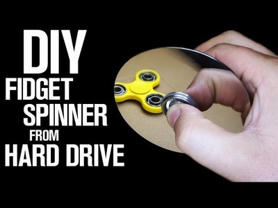 DIY Fidget Spinner from Hard Drive!