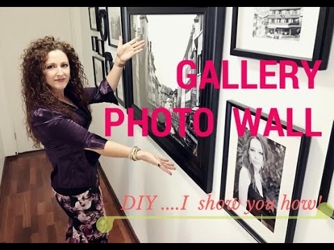 DIY Gallery Photo Wall - Make a hallway your own gallery!