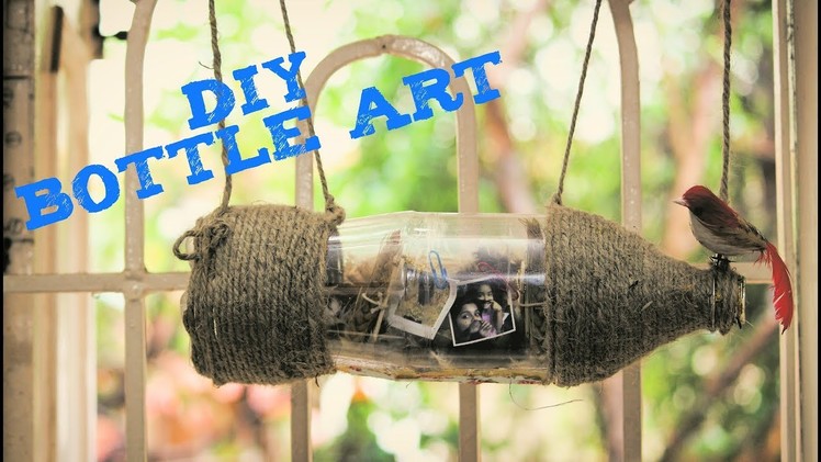 DIY - How to Create Miniature Art Inside a Plastic Bottle | Plastic Bottle Art