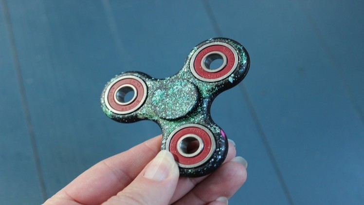 DIY- How to Custom paint a Galaxy Fidget Spinner