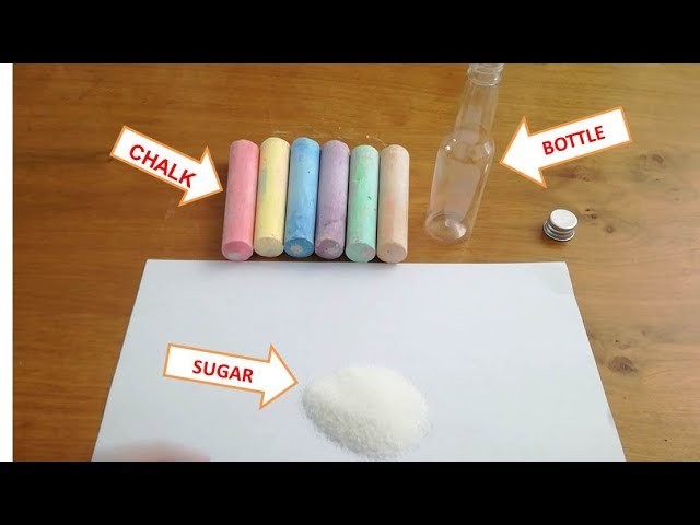 DIY How To Make Colored Sand Bottle
