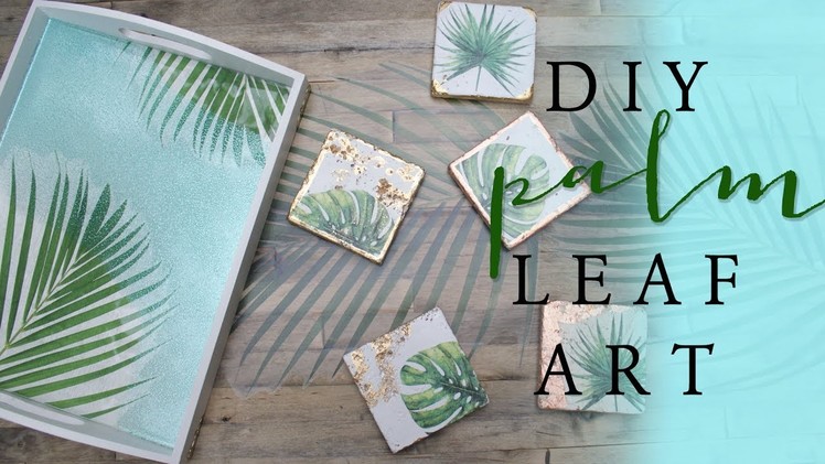 DIY Palm Leaf Art | DIY Room Decor
