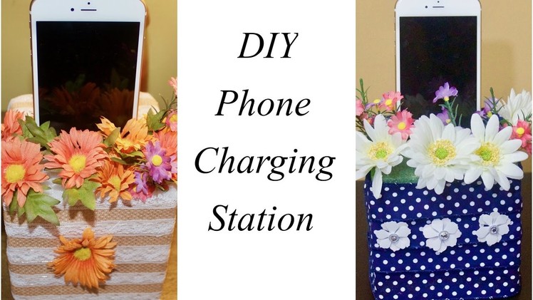 DIY Phone Charging Station And Phone Holder | Simple Living Wise Thinking