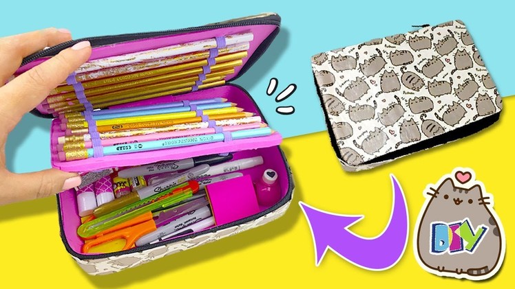 DIY PUSHEEN Pencil CASE * ESTUCHE Casero PUSHEEN estilo KIPLING ✅  Top Tips & Tricks
