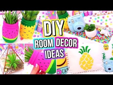 DIY ROOM DECOR IDEAS! Easy & Fun 5 Minute DIY's For Your Room! Summer Room Decor!