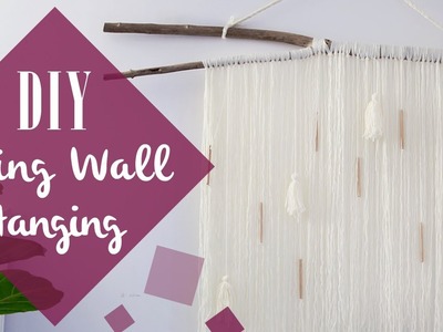 DIY String wall hanging decor
