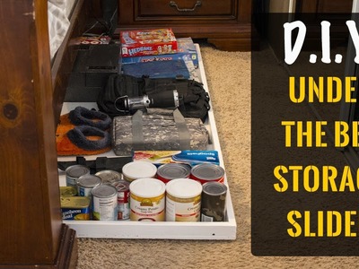 DIY Under The Bed Easy Access Storage Slider