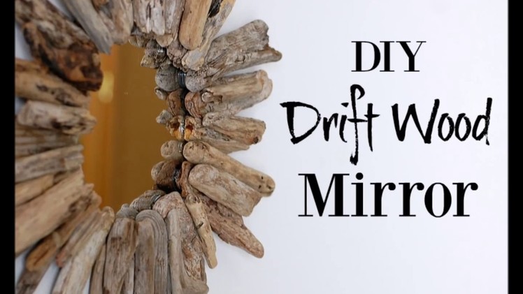 Driftwood Mirror DIY Picture Collage