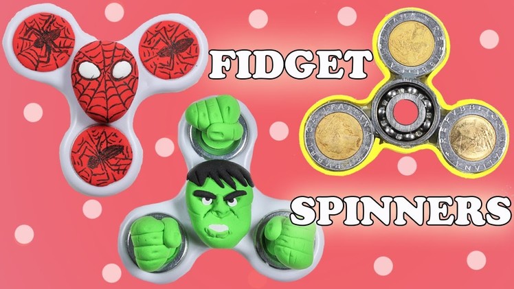 Fidget Spinner Compilation | DIY Easy Spinners | Superhero Spinners
