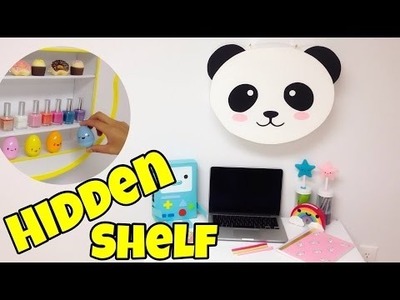 Hidden shelf(kawaii crafts)EASY DIY room decor ideas