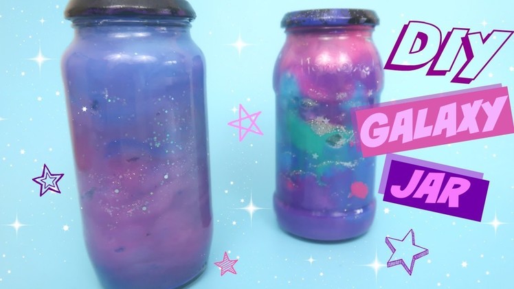 How to make a DIY galaxy in a jar : crafts for kids