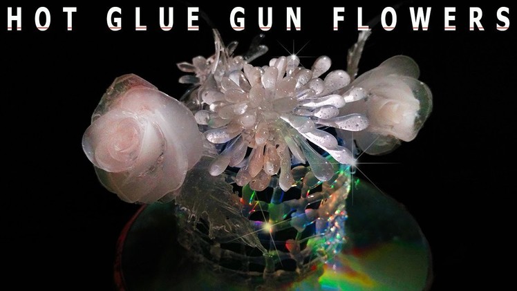 How to make HOT GLUE GUN FLOWERS DIY CRAFTS