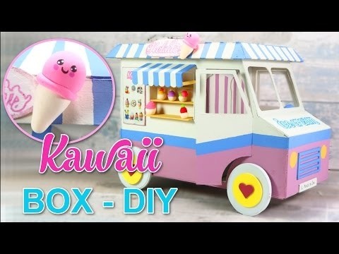 KAWAII DIY CRAFTS CHILDREN ROOM DECOR - ORGANIZER BOX - EASY INEXPENSIVE Ideas