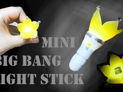 Making Mini BIG BANG Light Stick (Bang Bong)! DIY 미니 빅뱅 응원봉 만들기