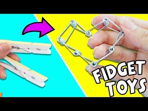 4 DIY FIDGET TOYS! For School To Improve Learning & Stress!