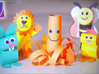 5 COOLEST PAPER TOYS FOR KIDS you can make at home | Artkala 209
