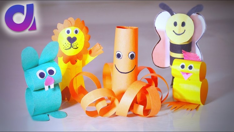 5 COOLEST PAPER TOYS FOR KIDS you can make at home | Artkala 209