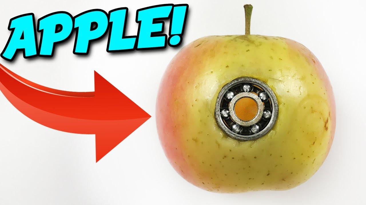 DIY APPLE FIDGET SPINNER!!!!! How To Make Rare Edible Apple Fidget Spinners Toys & Tricks