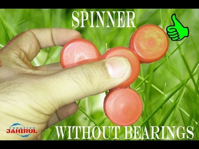 DIY Fidget Spinner WITHOUT BEARINGS! Using Bottle Cap | Creative Jahirul