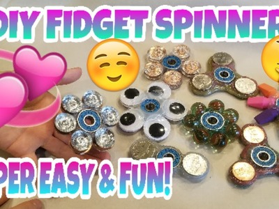 DIY FIDGET SPINNERS~5 OF THE COOLEST LOOKING HOMEMADE FIDGET SPINNERS THAT ARE SUPER EASY TO MAKE~
