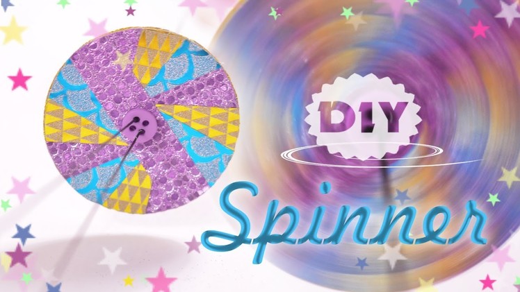 DIY Glitters Spinner Of Cardboard and Colored Duct Tape | Easy Antistress Spinners Without Bearings