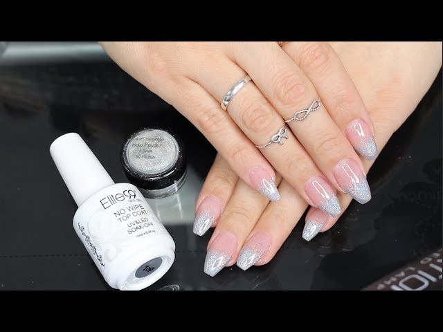 DIY: HOLOGRAPHIC UNICORN FRENCH TIP NAILS