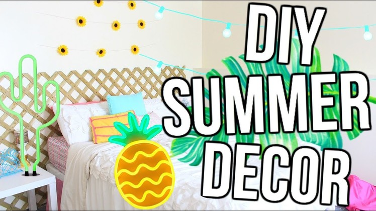 DIY Pinterest Summer Room Decor!!