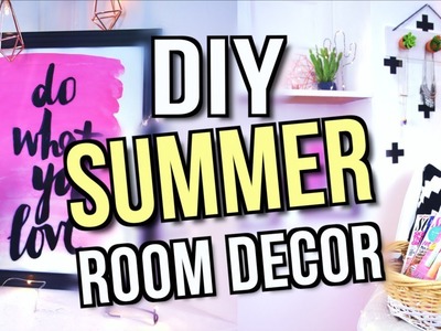 DIY SUMMER ROOM DECOR Tumblr Inspired 2017 | Katherine Elizabeth