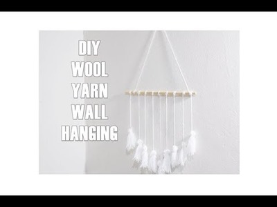 DIY Wool yarn wall hanging | Home Decor