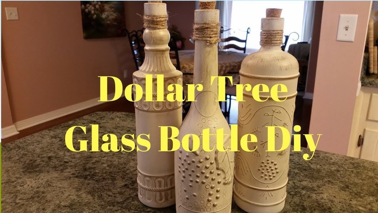 Dollar Tree Glass Bottle Diy