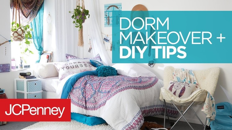 Dorm Room Makeover: DIY Dorm Room Organization Ideas | JCPenney