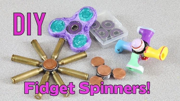 Easy DIY Fidget Spinners!