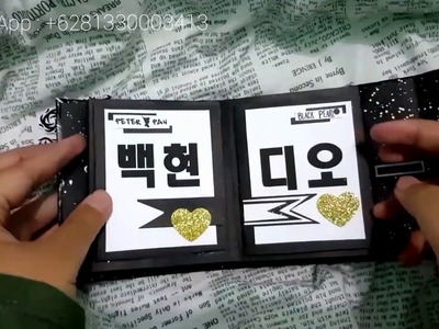 EXO Mini Albums ( K-pop scrapbook ) - Handmade DIY