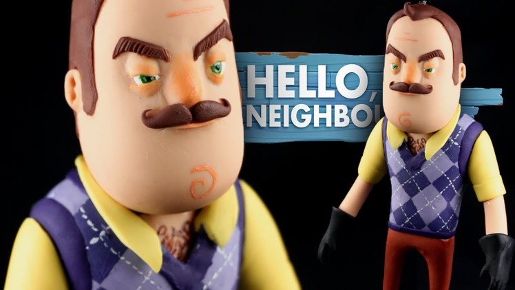 HELLO NEIGHBOR "TUTORIAL" ✔POLYMER CLAY ✔COLD PORCELAIN