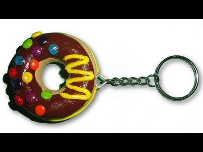 Making of Polymer Clay Donuts Keychain