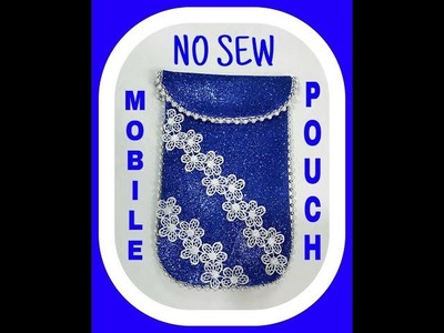 No SEW mobile pouch : DIY