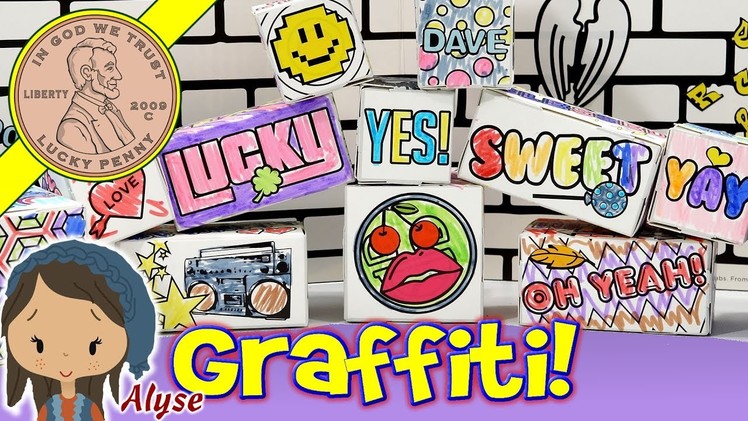 Paper Punk Color N' Build Graffiti Blocks Set - Crafting With Alyse!