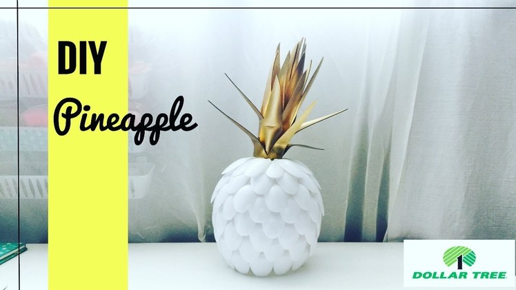 Pineapple DIY. dollar tree items