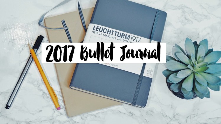 2017 Bullet Journal | Transfer + Planning